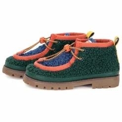 Derbies Façon Sherpa Wallabee - Bobo Choses x Camper | Vert