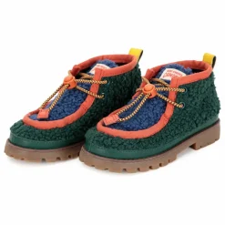 Derbies Façon Sherpa Wallabee - Bobo Choses x Camper | Vert