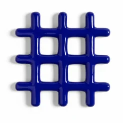 Dessous de plat Grid | Bleu