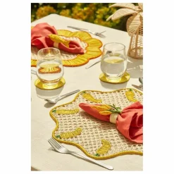Dessous de verre Citron | Jaune