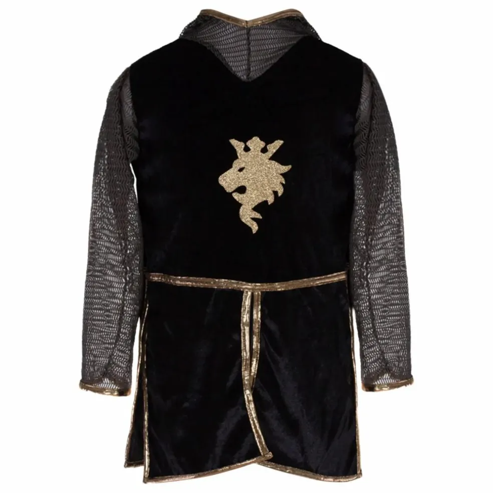 Déguisement de chevalier avec cape et couronne | Or