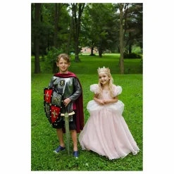 Déguisement de chevalier avec sa cape | Argenté