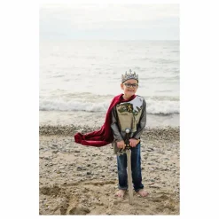 Déguisement de chevalier avec sa cape | Argenté