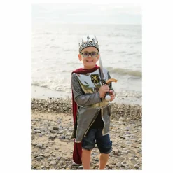 Déguisement de chevalier avec sa cape | Argenté