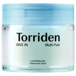 Disques tonifiants et apaisants à l'acide hyaluronique Dive In - 80 pads