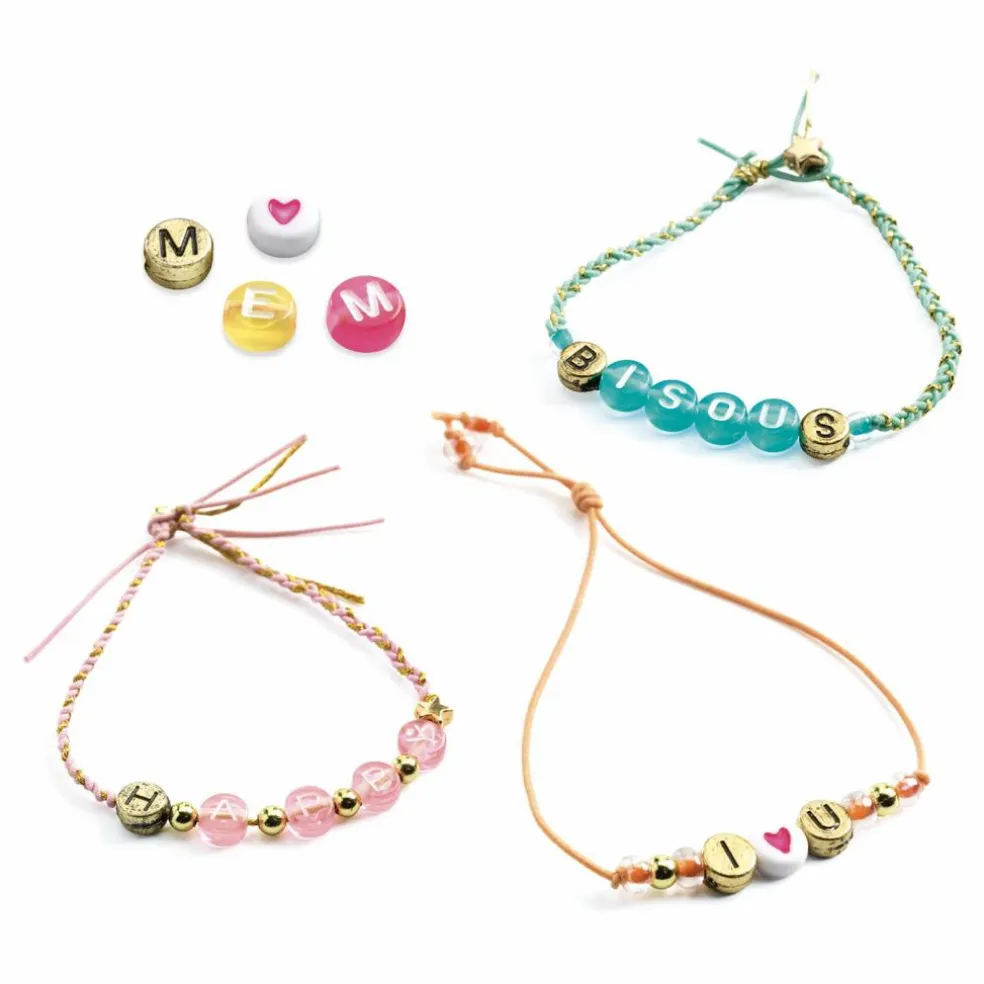 DIY bracelets alphabet à créer