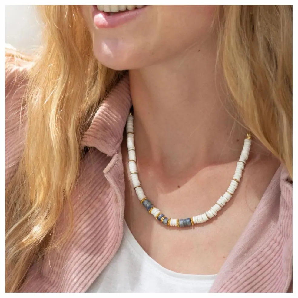 DIY Mon Collier en perles Heishi - Jaspe