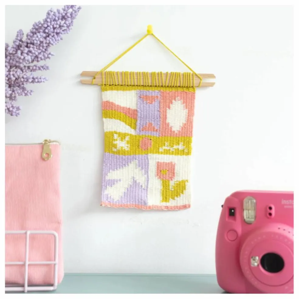 DIY Mon Tissage mural | Poppy Red
