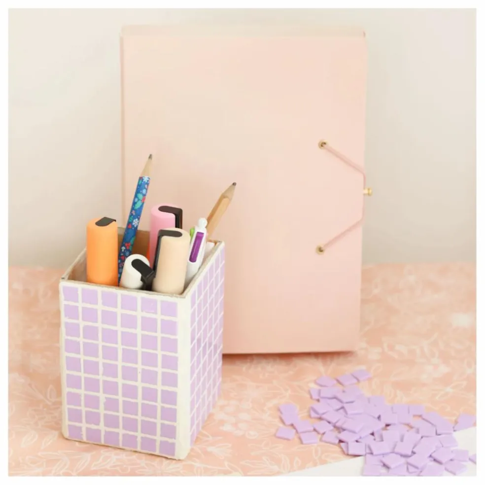 DIY Mon Vase en Mosaïque