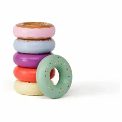 Donuts en bois - Boîte de 6