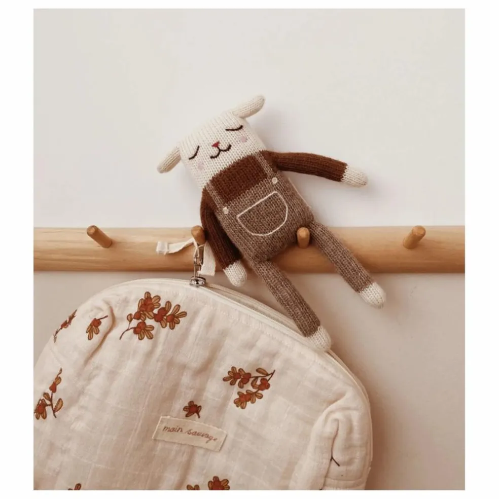 Doudou Agneau salopette | Avoine