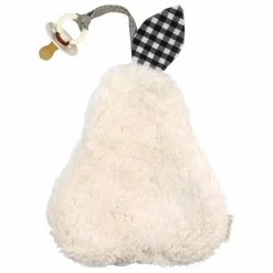 Doudou attache tétine Poire | Noir