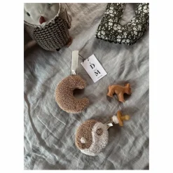 Doudou attache tétine Yin Yang | Beige