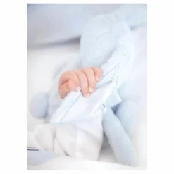 Doudou Augustin le lapin tout doux | Bleu ciel