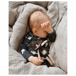 Doudou Chat Toile | Noir
