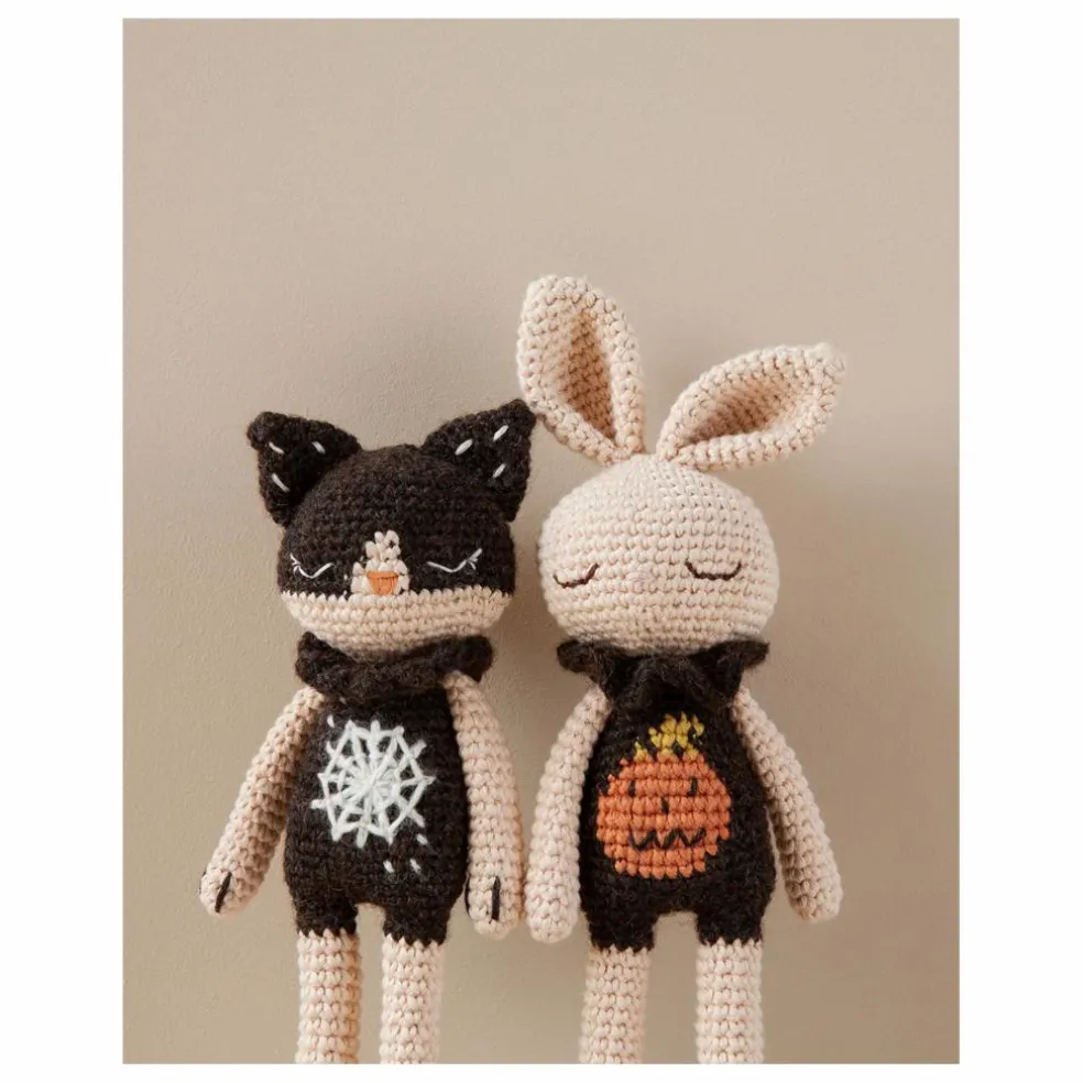 Doudou Chat Toile | Noir