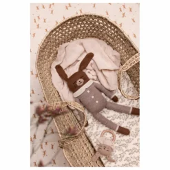 Doudou grand lapin pyjama | Gris