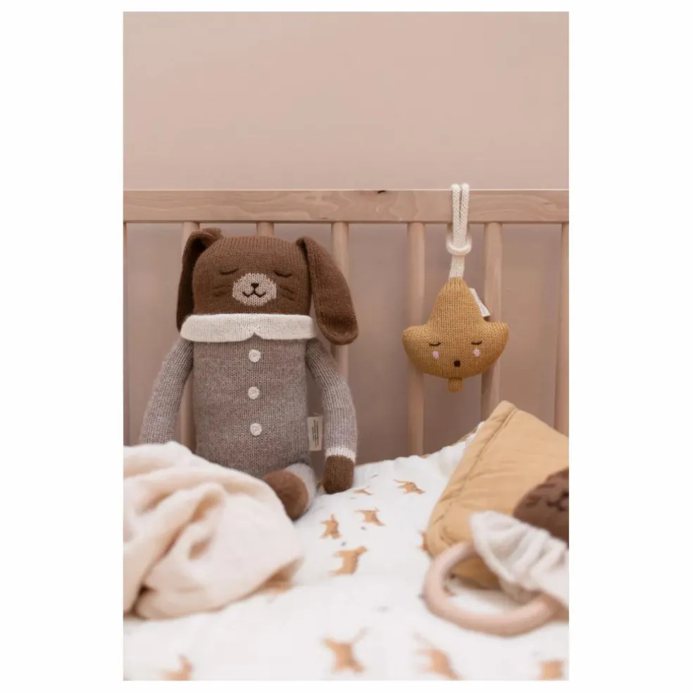 Doudou grand lapin pyjama | Gris