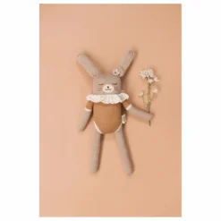 Doudou grand Lapin pyjama | Ocre