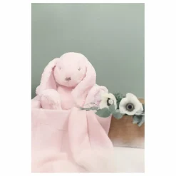 Doudou lange Augustin le lapin | Rose pâle