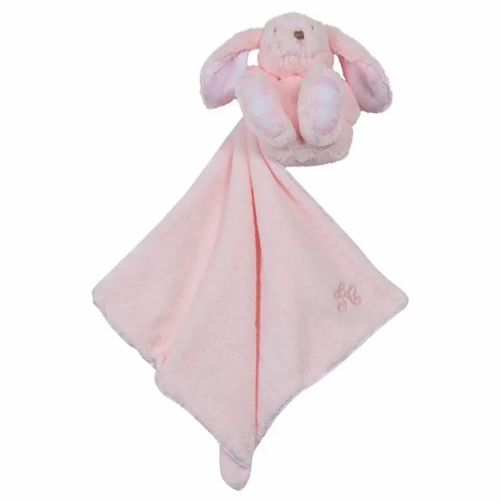 Doudou lange Augustin le lapin | Rose pâle