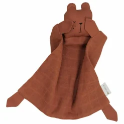 Doudou lange Ours en coton bio | Cinnamon