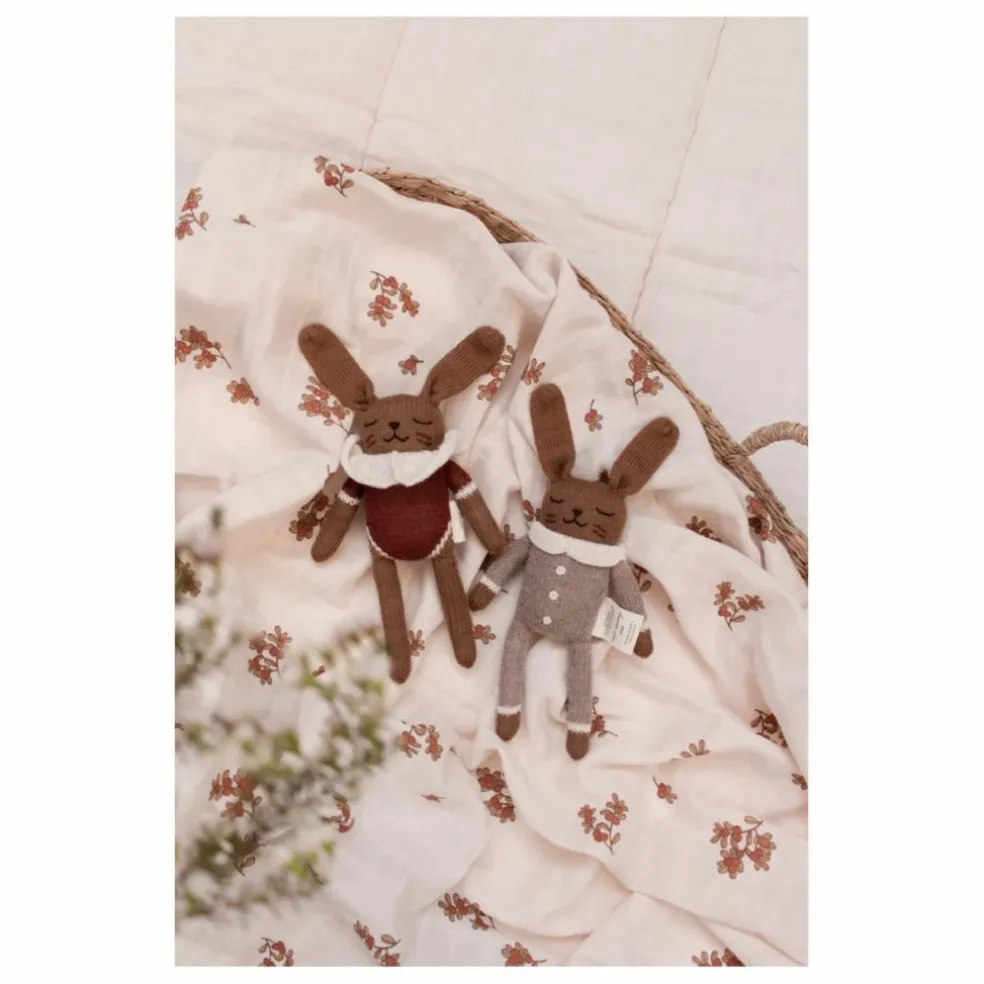 Doudou Lapin barboteuse | Sienne