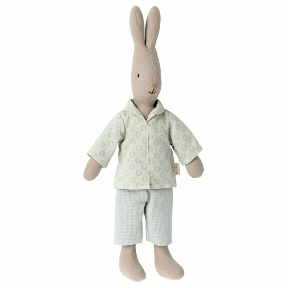 Doudou lapin en pyjama