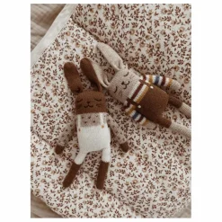Doudou Lapin pull arc-en-ciel