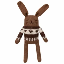 Doudou Lapin pull jacquard | Mocha