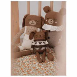 Doudou Lapin pull jacquard | Mocha