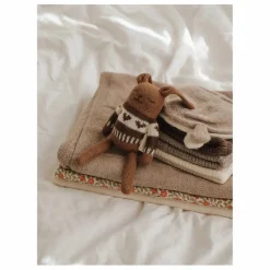 Doudou Lapin pull jacquard | Mocha