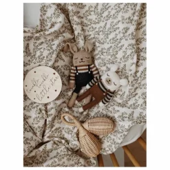 Doudou Lapin salopette | Noir
