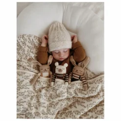 Doudou Lapin salopette | Noir