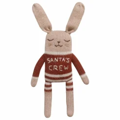 Doudou Lapin Santa's Crew | Sienne