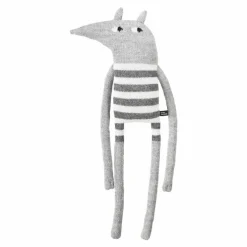 Doudou loup rayé