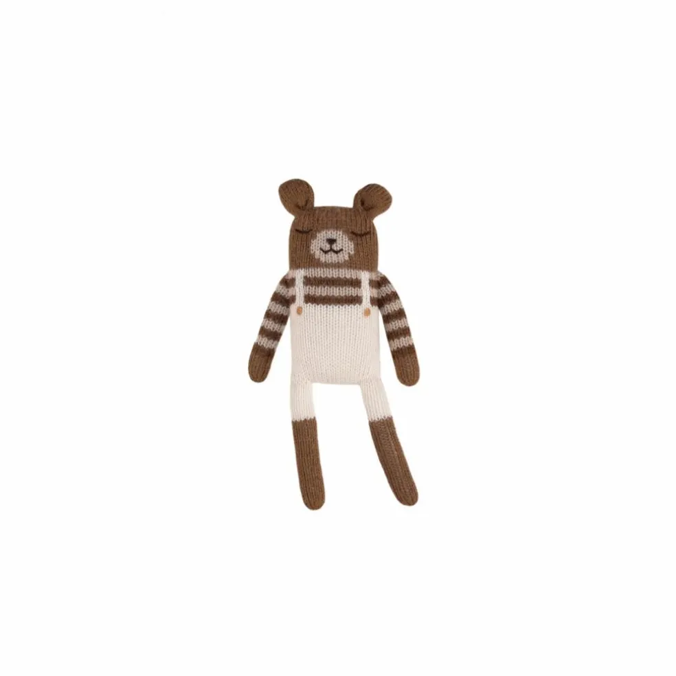 Doudou Ourson salopette | Ecru