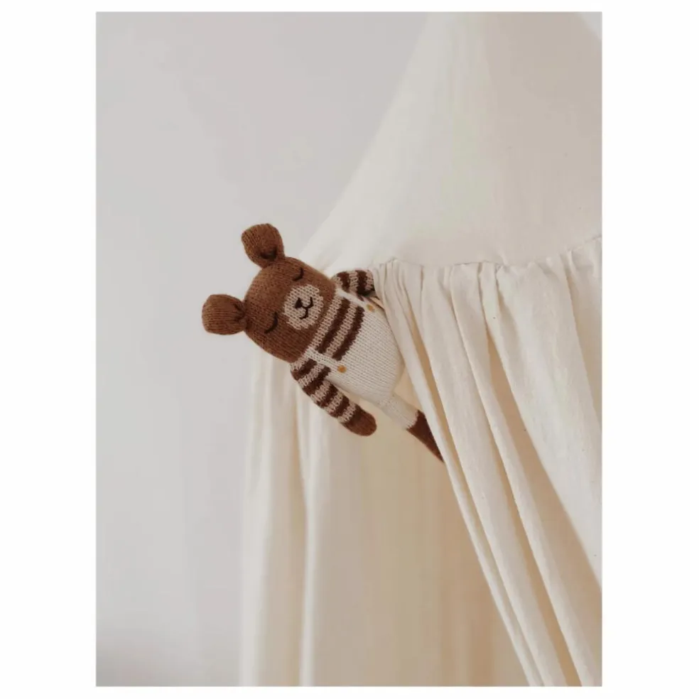 Doudou Ourson salopette | Ecru