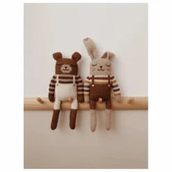 Doudou Ourson salopette | Ecru