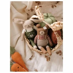 Doudou Ourson salopette | Sienne