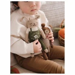Doudou Ourson salopette | Sienne