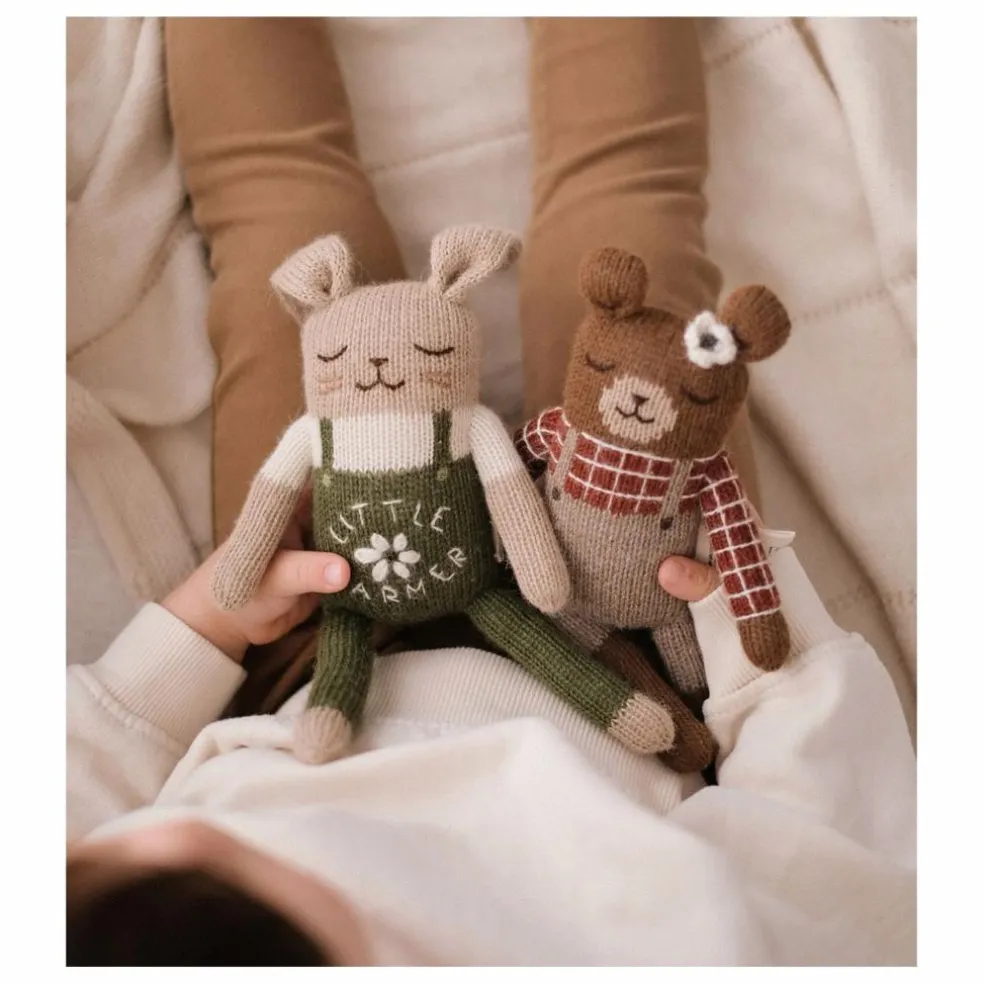 Doudou Ourson salopette | Sienne