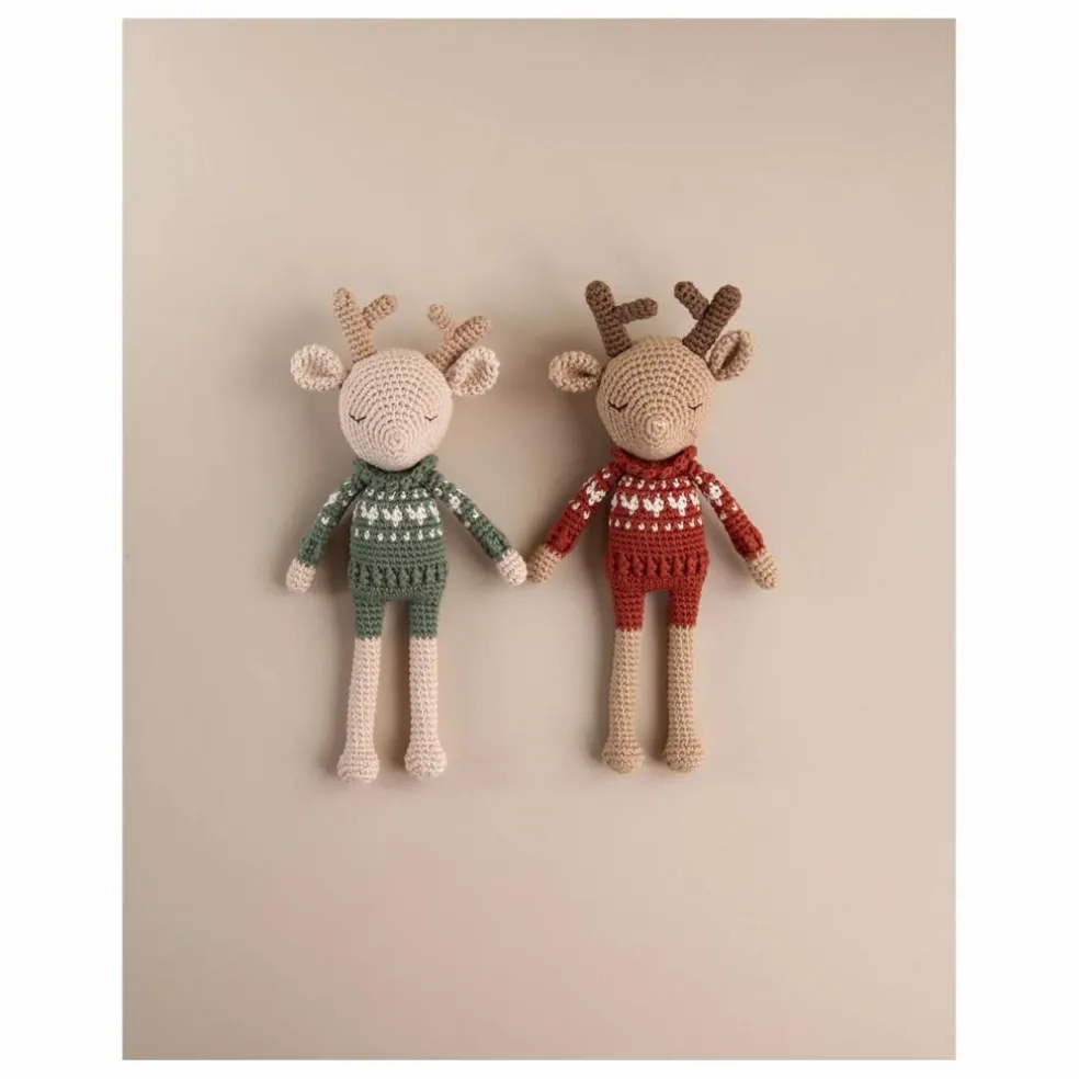 Doudou Robin le Renne | Vert