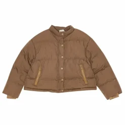 Doudoune Alice Carreaux Fibres Recyclées | Marron