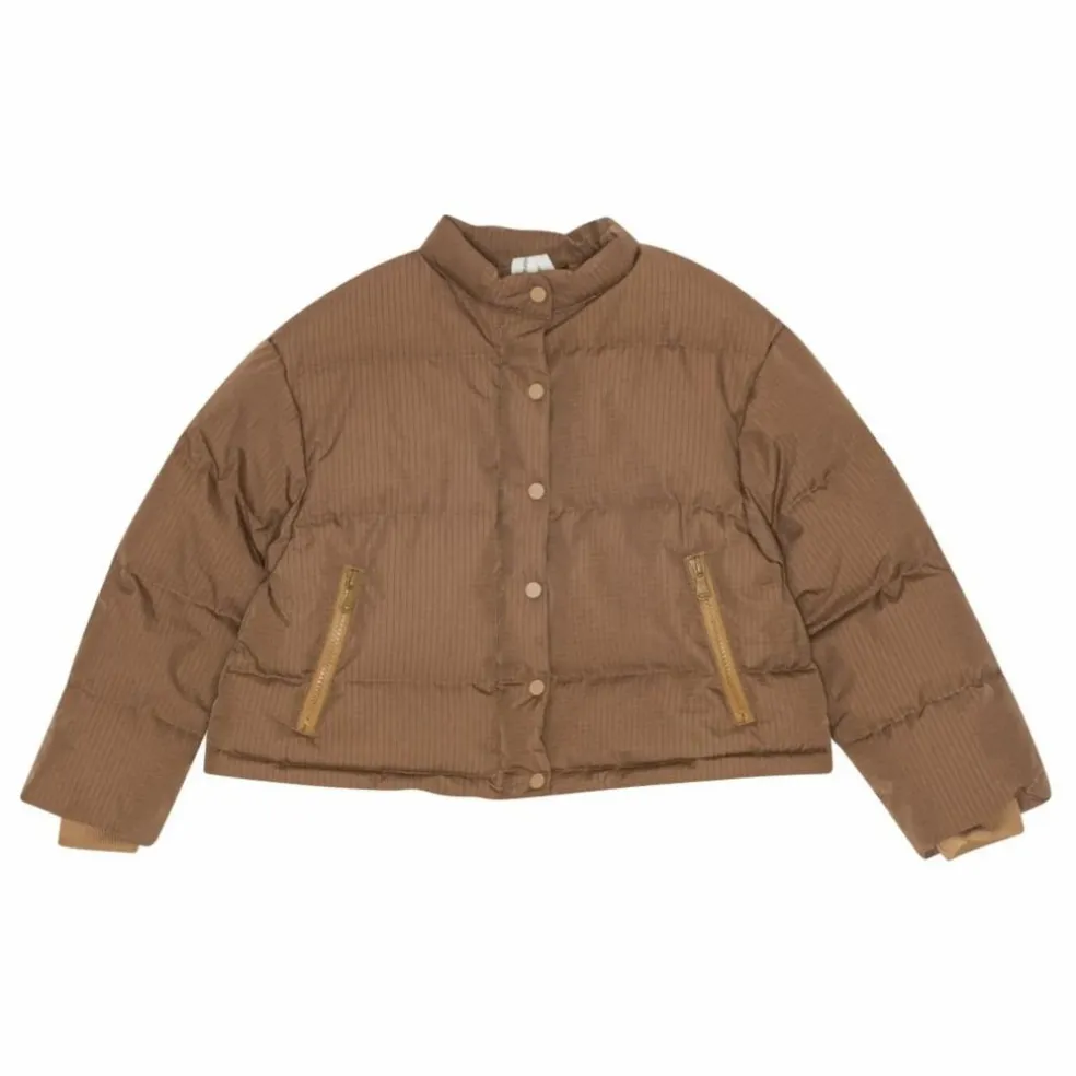 Doudoune Alice Carreaux Fibres Recyclées | Marron