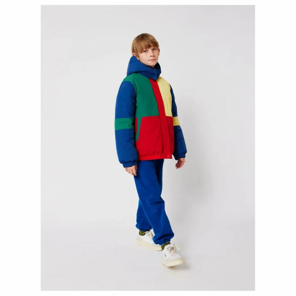 Doudoune Colorblock Fibres Recyclées | Bleu