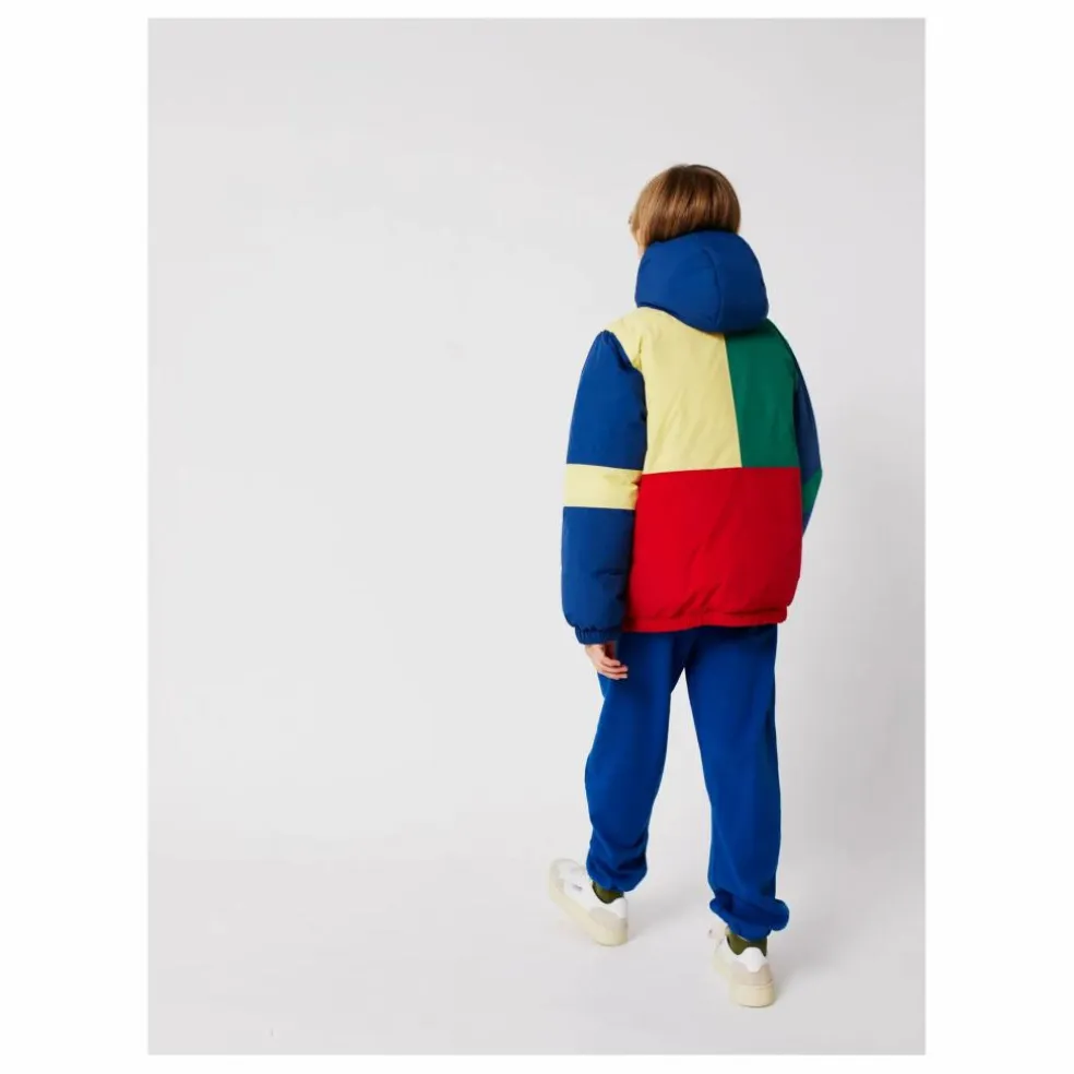 Doudoune Colorblock Fibres Recyclées | Bleu