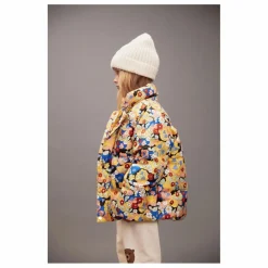 Doudoune Fleurie | Jaune