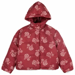 Doudoune Gaia Fleurie | Rouge