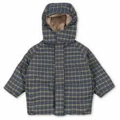 Doudoune Nuka Carreaux Fibres Recyclées | Bleu